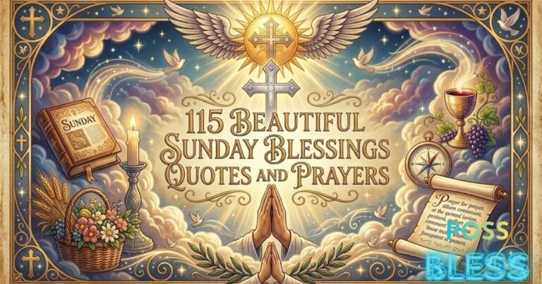 115 Beautiful Sunday Blessings Quotes and Prayers