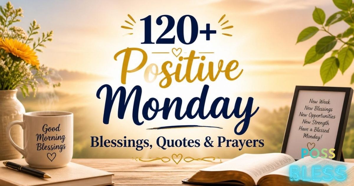 120+ Positive Monday Blessings, Quotes & Prayers