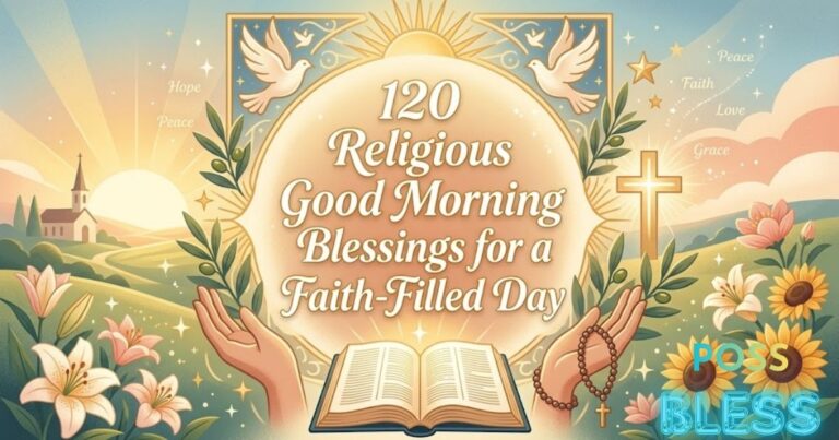 120 Religious Good Morning Blessings for a Faith-Filled Day