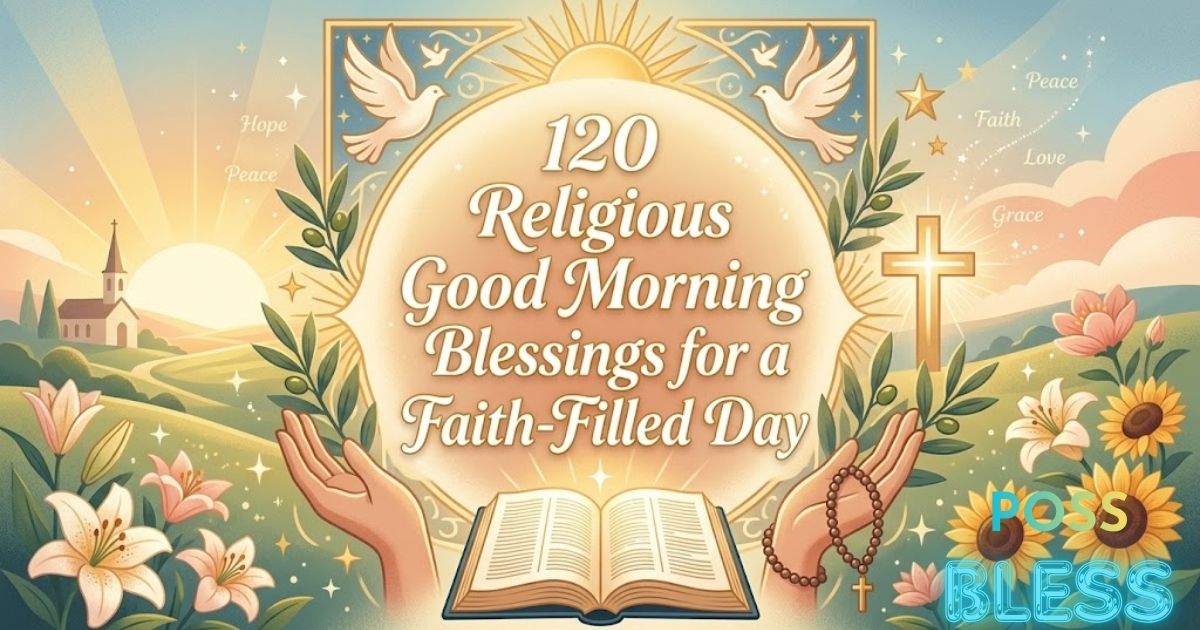 120 Religious Good Morning Blessings for a Faith-Filled Day