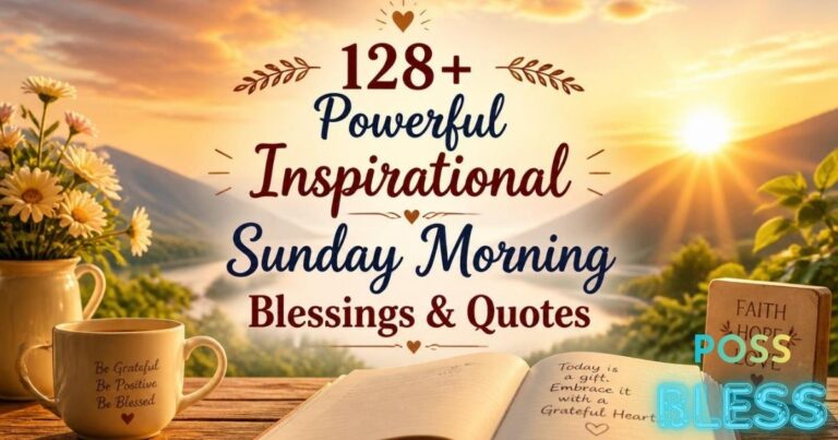 128+ Powerful Inspirational Sunday Morning Blessings & Quotes