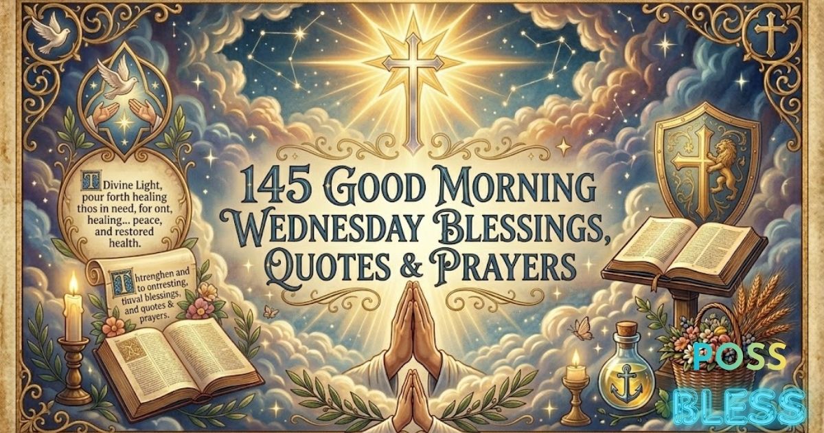 145 Good Morning Wednesday Blessings, Quotes & Prayers