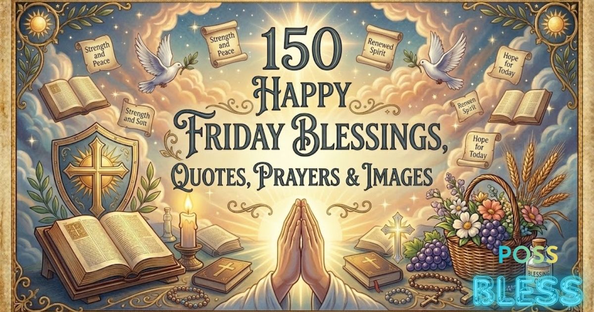 150 Happy Friday Blessings, Quotes, Prayers& Images