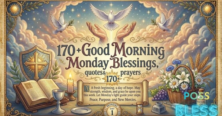 170 +Good Morning Monday Blessings, quotes& prayers