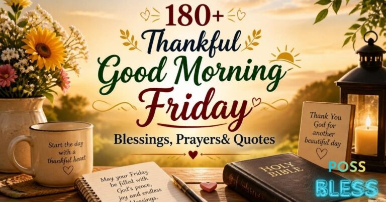 180+ Thankful Good Morning Friday Blessings, Prayers& Quotes