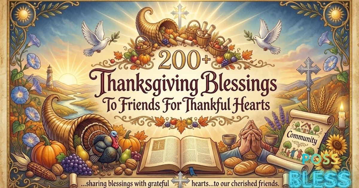 200+ Thanksgiving Blessings To Friends For Thankful Hearts
