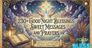 230+ Good Night Blessings: Sweet Messages and Prayers