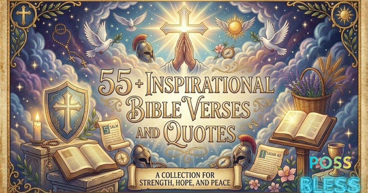55 + Inspirational Bible Verses And Quotes