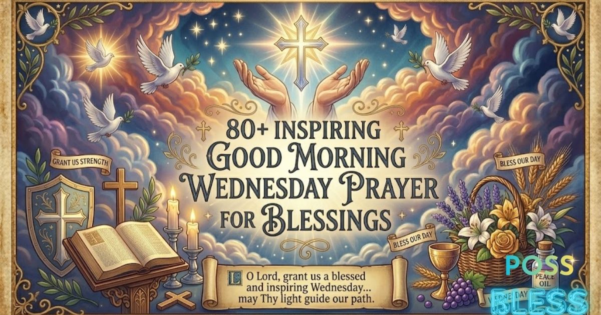 80+ Inspiring Good Morning Wednesday Prayer for Blessings