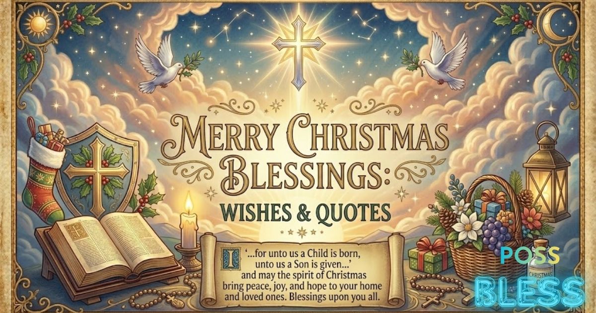 Merry Christmas Blessings: Wishes & Quotes