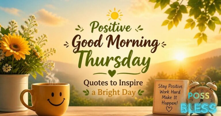 Positive Good Morning Thursday Quotes to Inspire a Bright Day