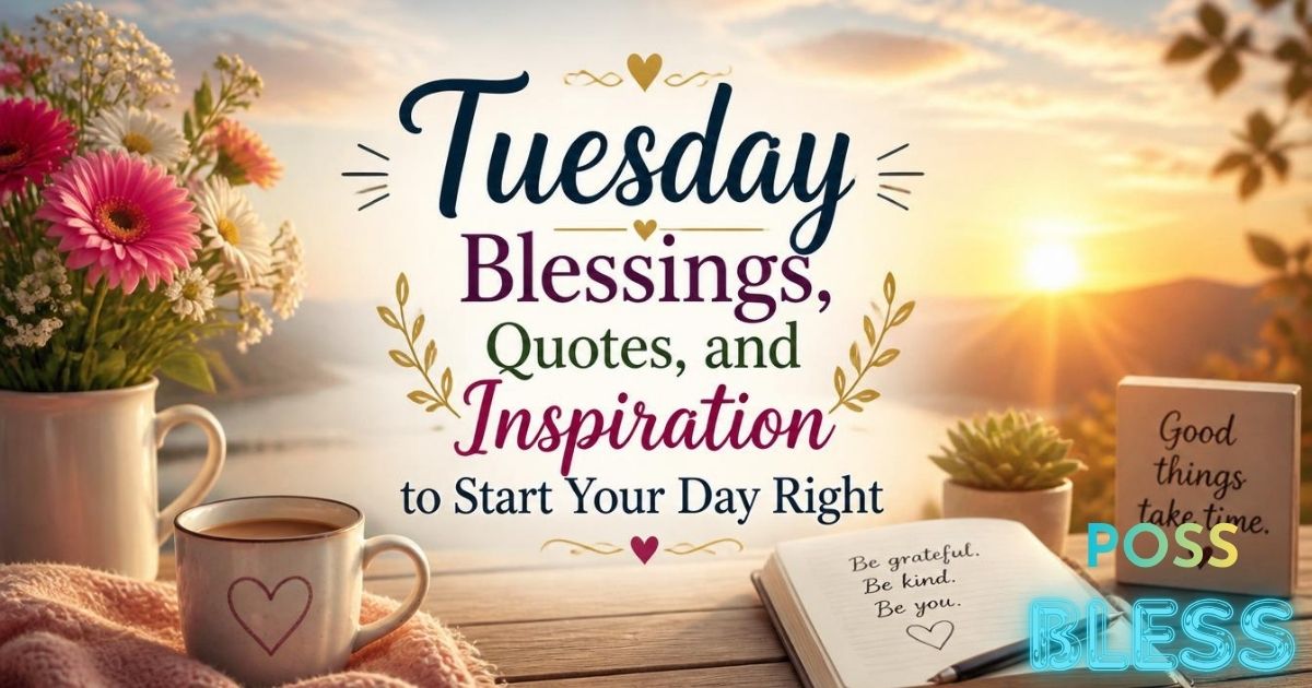 Tuesday Blessings, Quotes, and Inspiration to Start Your Day Right