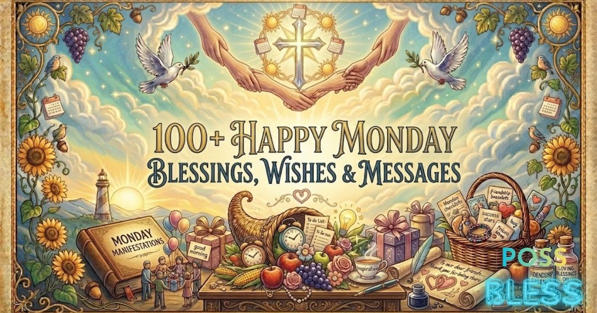 100+ Happy Monday Blessings, Wishes& Messages