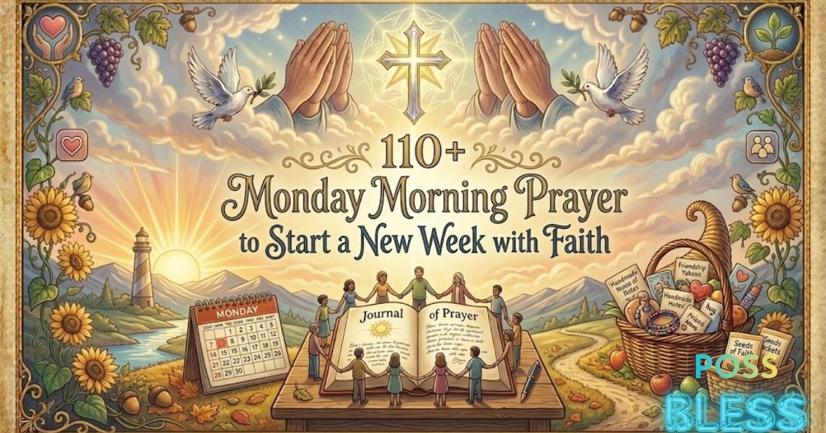 110+ Monday Morning Prayer to Start a New Week with Faith