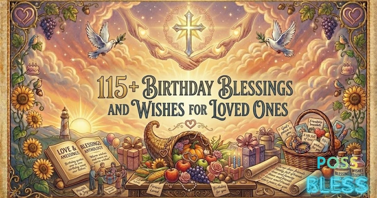 115+ Birthday Blessings and Wishes for Loved Ones