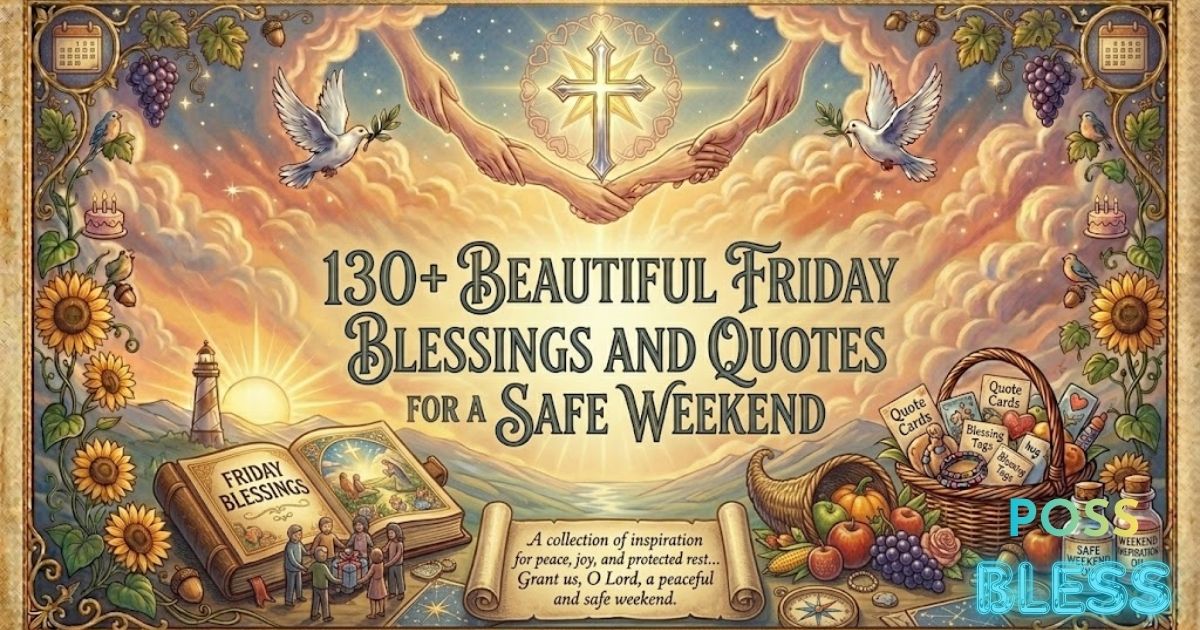 130+ Beautiful Friday Blessings and Quotes for a Safe Weekend