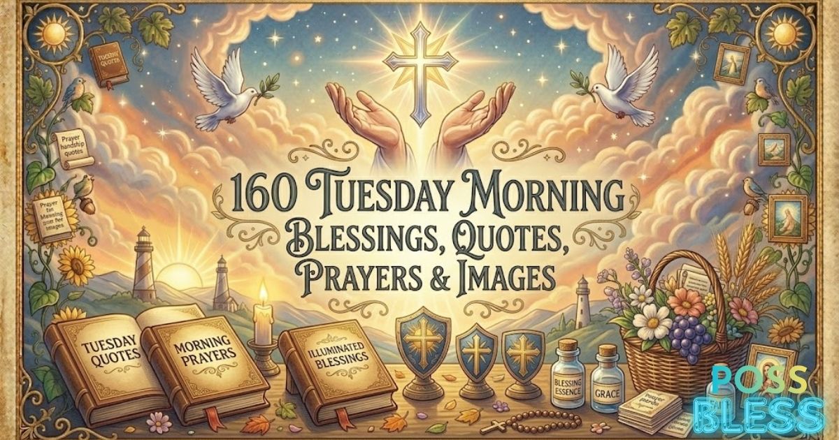 160 Tuesday Morning Blessings, Quotes, prayers & images