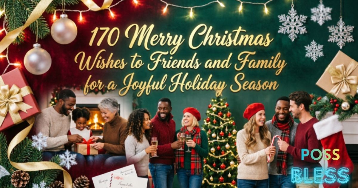 170 Merry Christmas Wishes to Friends and Family for a Joyful Holiday Season
