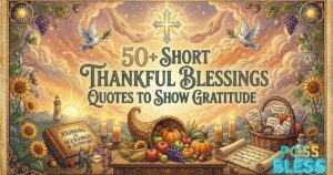 50+ Short Thankful Blessings Quotes to Show Gratitude