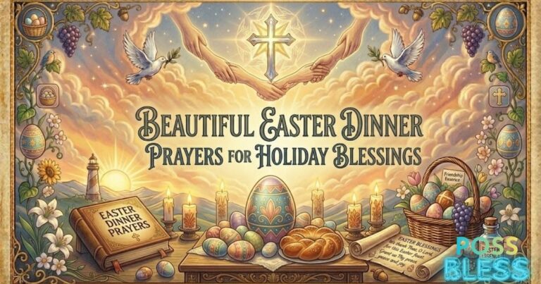 Beautiful Easter Dinner Prayers For Holiday Blessings