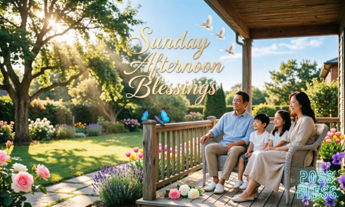 170+ Sunday Afternoon Blessings, Prayers, Quotes & Images