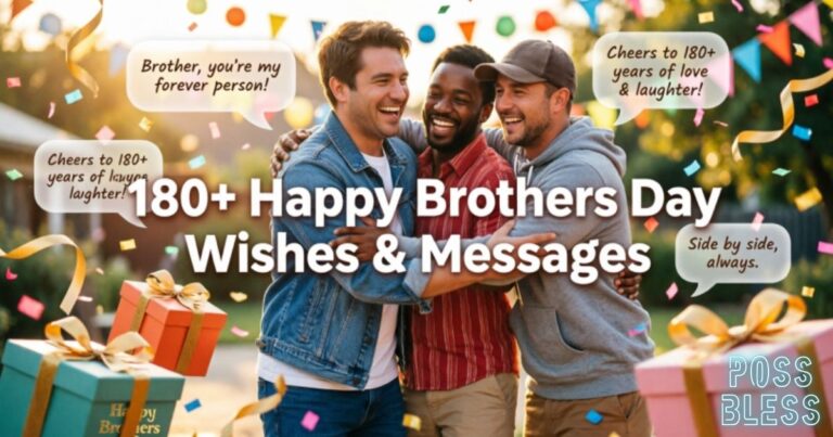 180+ Happy Brothers Day Wishes & Messages
