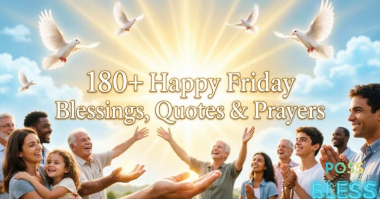 180+ Happy Friday Blessings, Quotes & Prayers