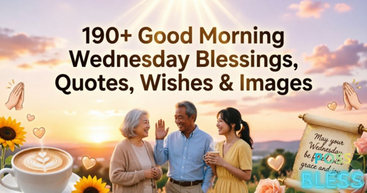 190+ Good Morning Wednesday Blessings, Quotes, Wishes & Images