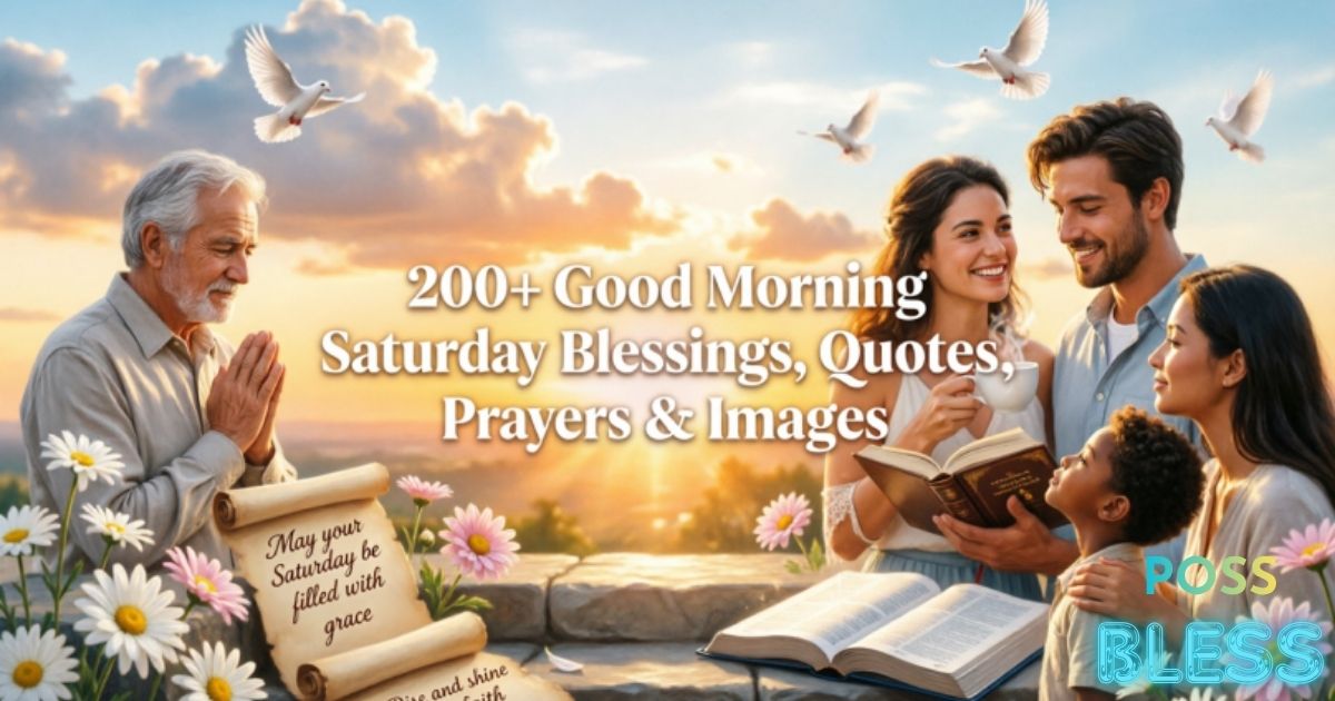 200+ Good Morning Saturday Blessings, Quotes, Prayers & Images
