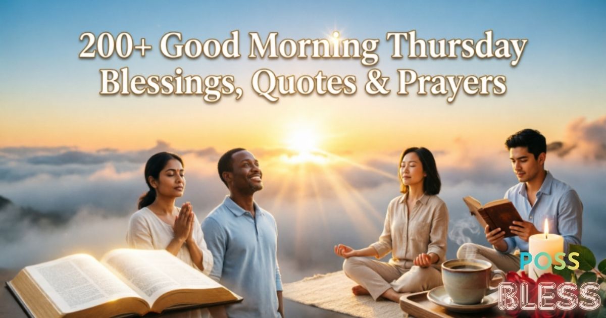200+ Good Morning Thursday Blessings, Quotes & Prayers