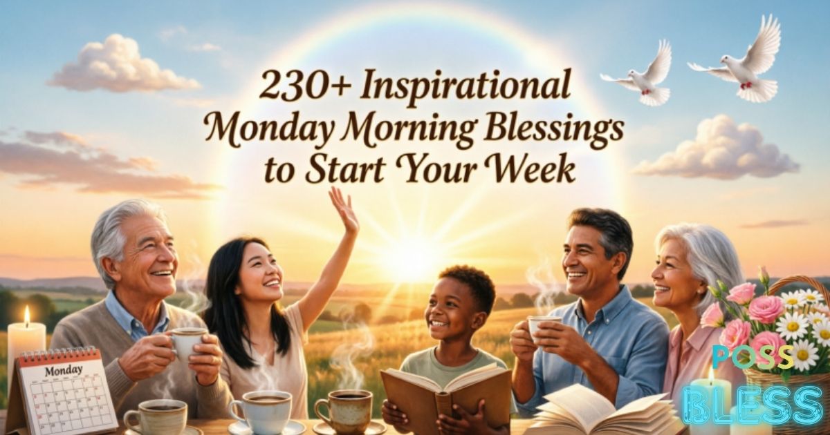 230+ Inspirational Monday Morning Blessings to Start Your Week