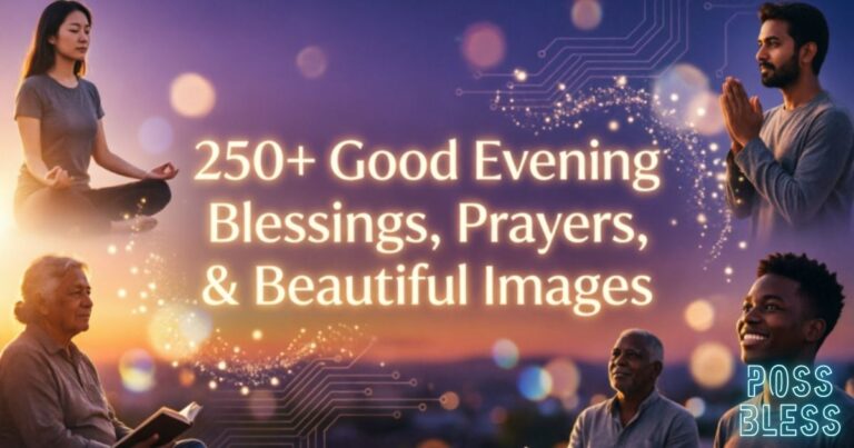 250+ Good Evening Blessings, Prayers, Quotes & Beautiful Images