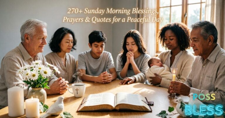 270+ Sunday Morning Blessings, Prayers & Quotes for a Peaceful Day