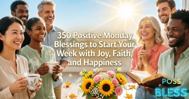 350 Positive Monday Blessings to Start Your Week with Joy, Faith, and Happiness