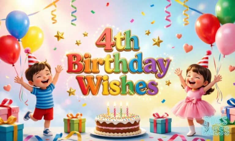4th Birthday Wishes