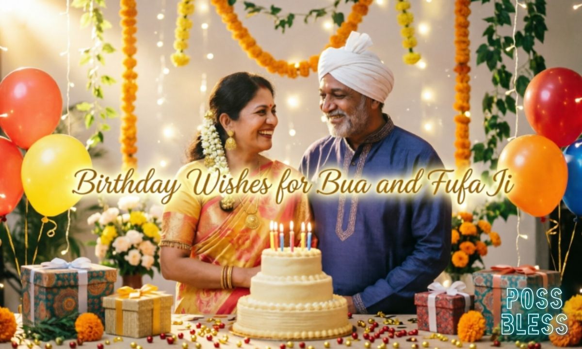 Birthday Wishes for Bua and Fufa Ji