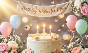 Birthday Wishes for Mami