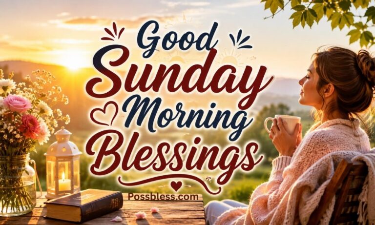 Good Sunday Morning Blessings